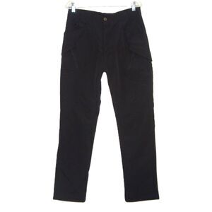 Men's Tactical Pants Black Ripstop Straight Leg Size L
